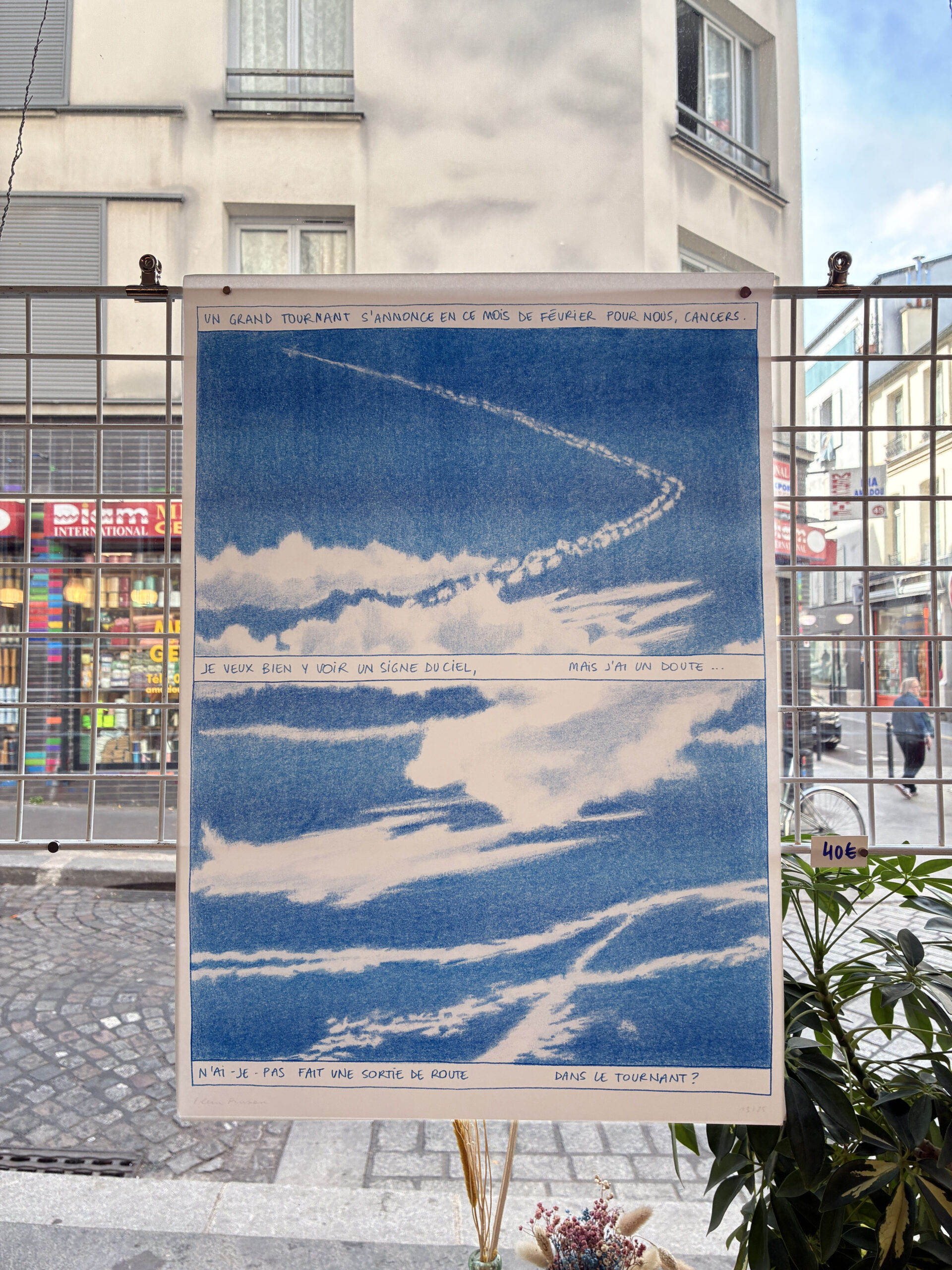 Poster A2 « Ciels » de Fleur Pinson 