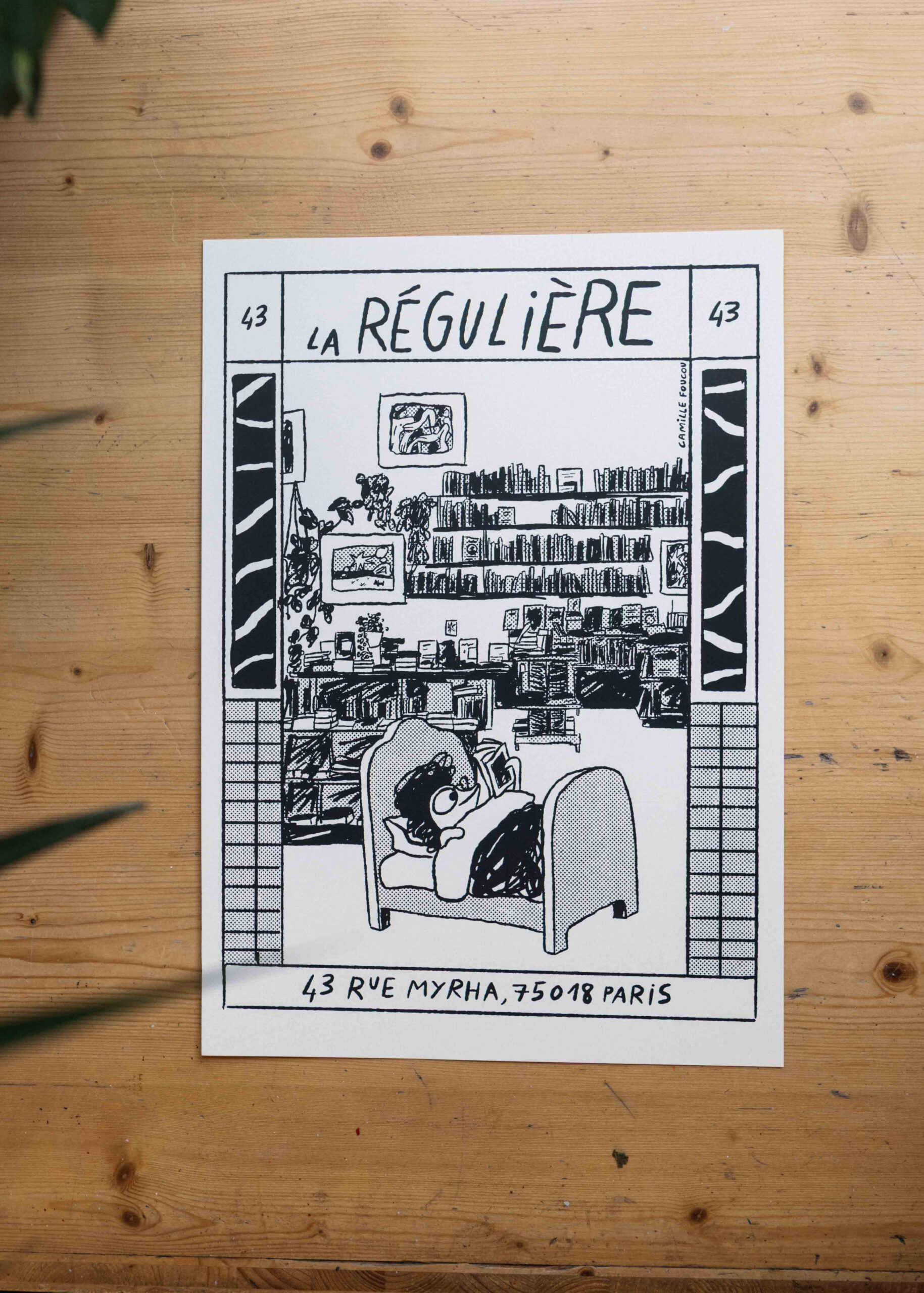 Poster « La Régulière » par Camille Foucou